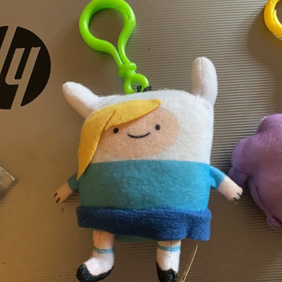 Adventure Time Fiona & Lumpy Space Princess Plush Clips Keychains - Picture 2 of 3